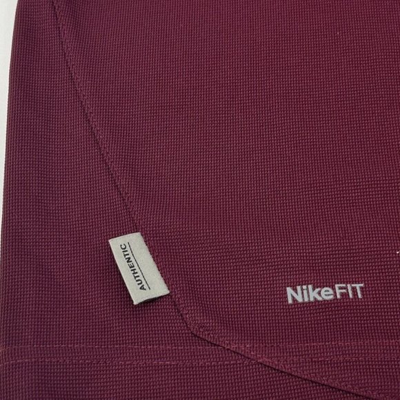 Virginia Tech Hokies‎ Shirt Men's XL Maroon Nike Team Short Sleeve Polo FitDry - Picture 4 of 11